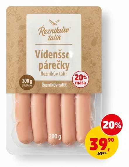 Vídeňské Párečky Řezníkův Talíř