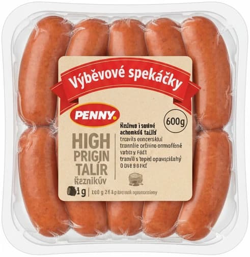 Výběrové špekáčky Řezníkův talíř