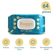 Beggs Dětské vlhčené ubrousky 64 ks