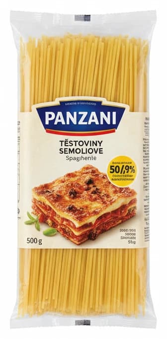 Panzani Těstoviny semolinové