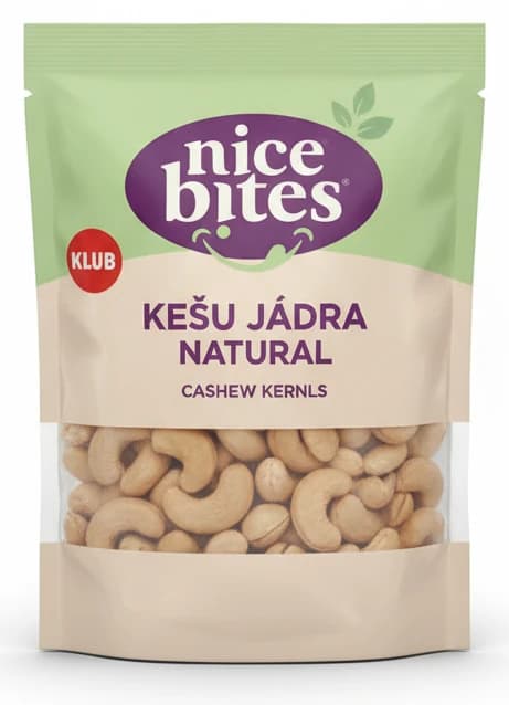 Nice Bites Kešu jádra natural