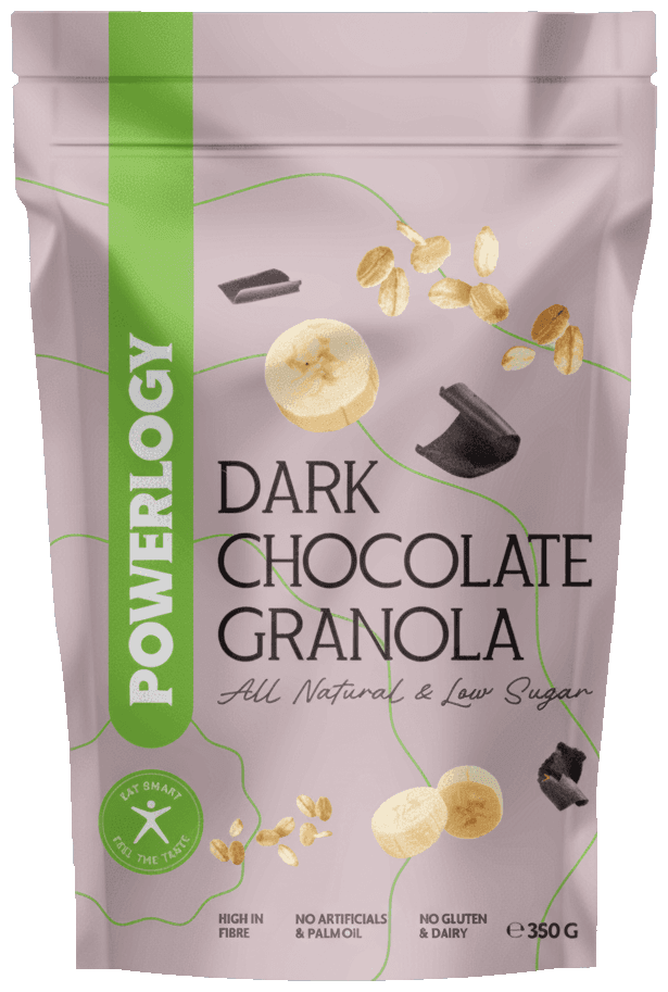 Powerlogy Granola hořká čokoláda