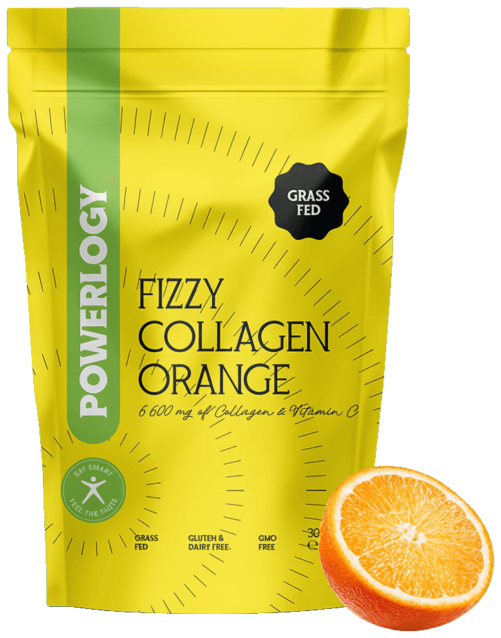 Powerlogy Fizzy collagen pomeranč