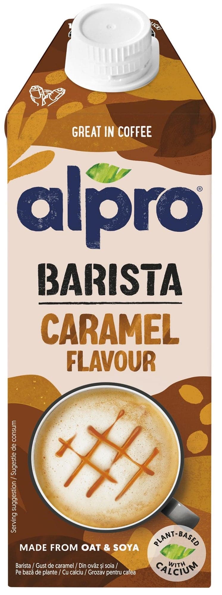 Alpro Barista ovesno-sójový nápoj s karamelovou příchutí