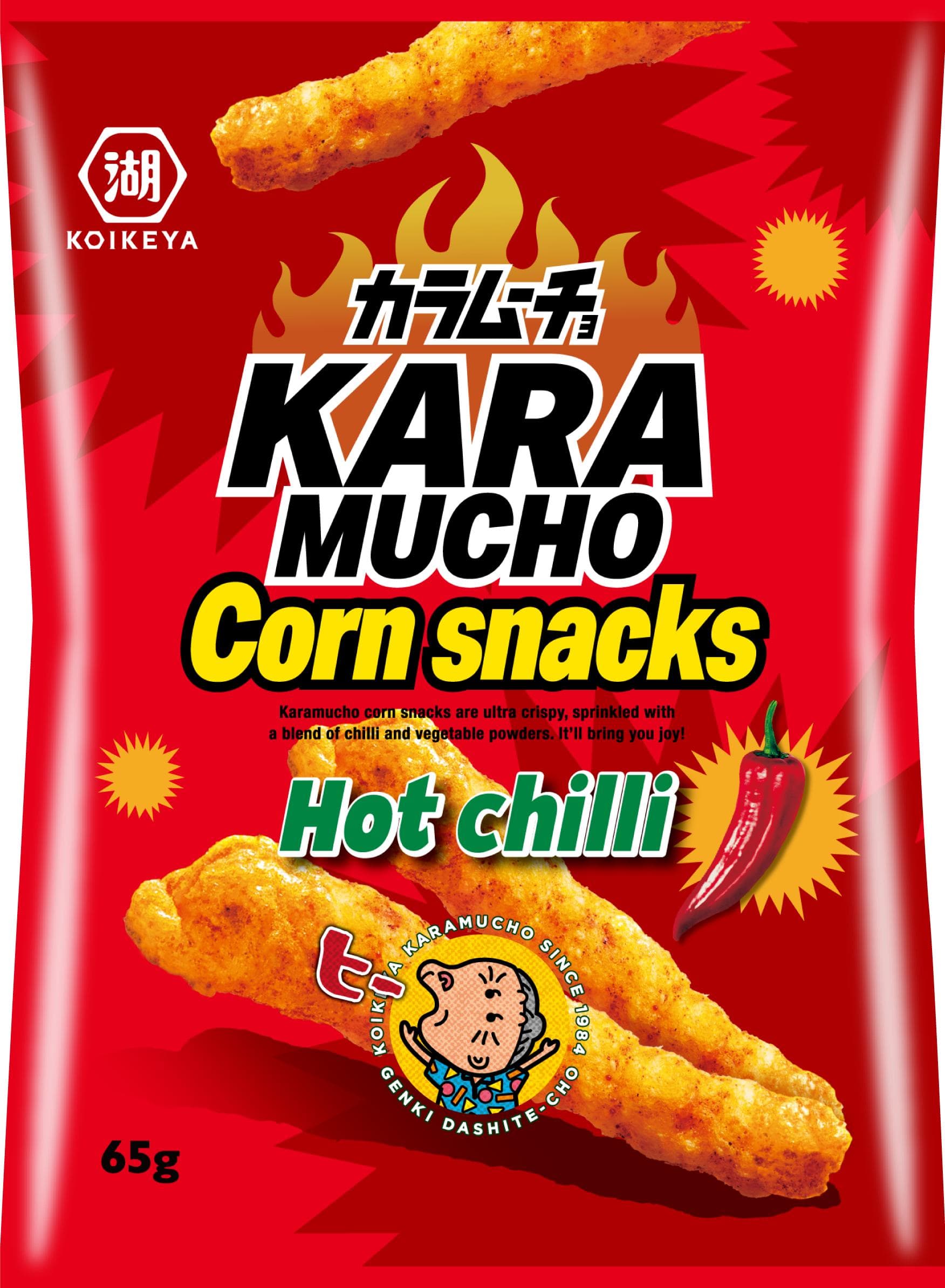 Karamucho Kukuřičné krekry Hot Chili