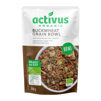 Activus ORGANIC Grain bowl s pohankou a houbami