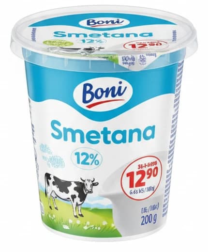 Smetana 12% Boni