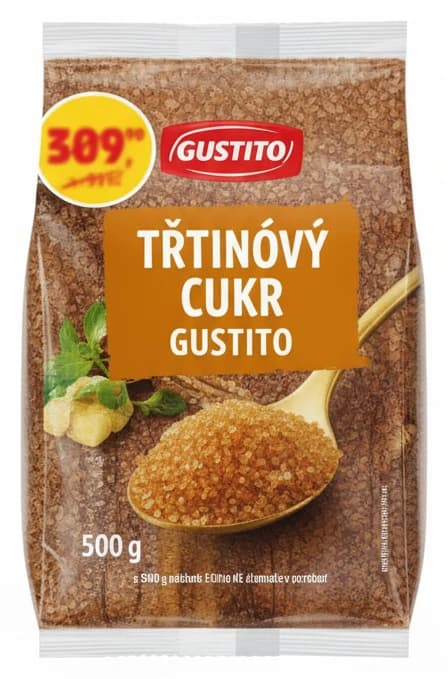 Třtinový cukr Gustito