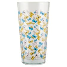 Sklenice se vzorem motýla 370 ml