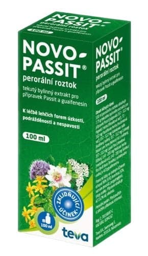 NOVO-PASSIT 77,5MG/ML+40MG/ML perorální roztok 1X100ML