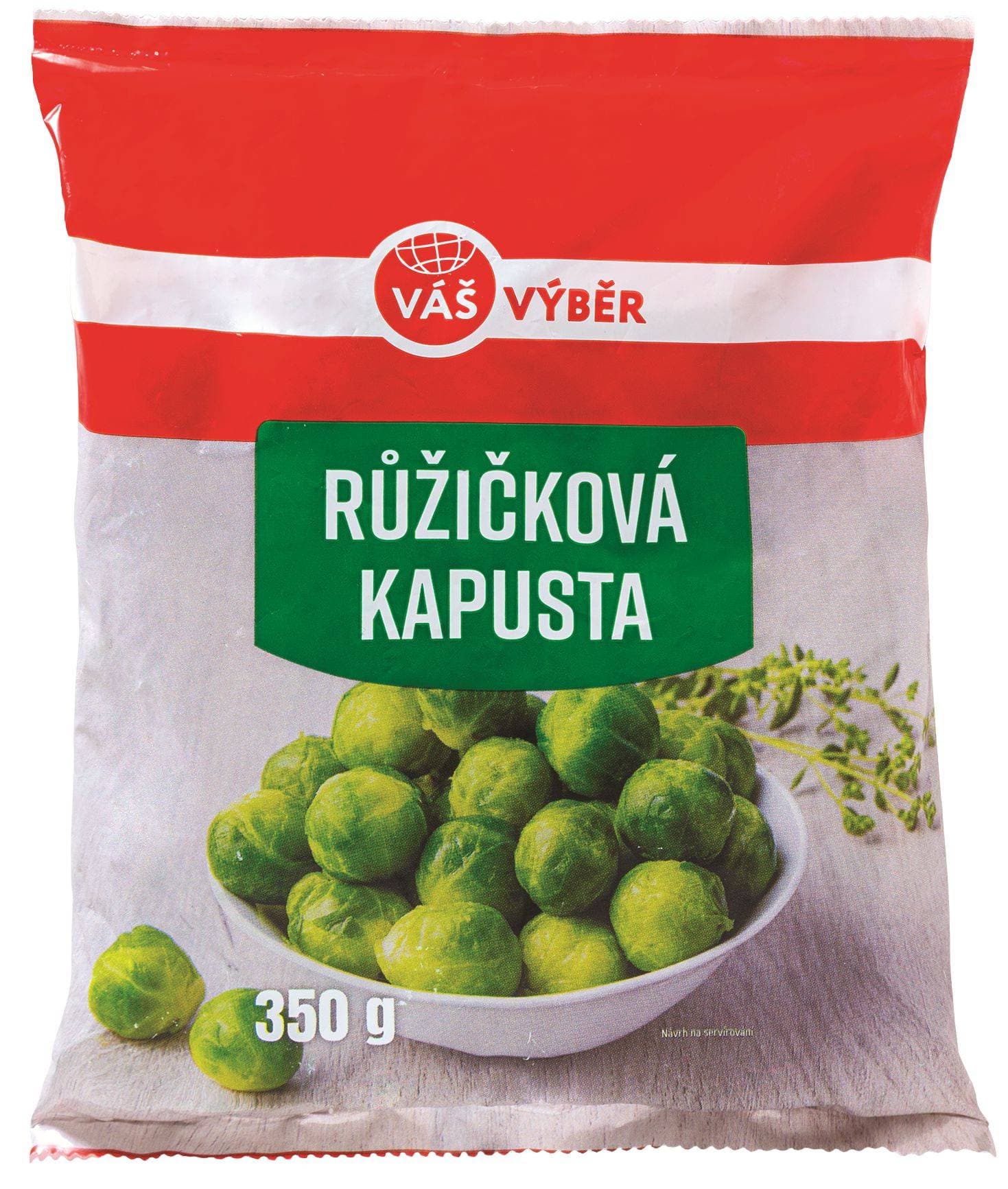 Váš Výběr Růžičková kapusta mražené 350g