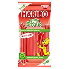 Haribo Balla Stixx želé s jahodovou příchutí 80g