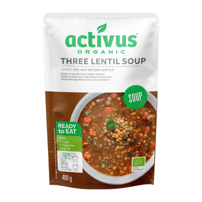 Activus ORGANIC Polévka ze tří druhů čočky