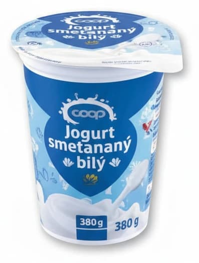 Jogurt smetanový bílý
