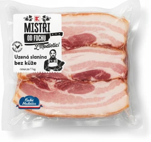 Uzená slanina bez kůže