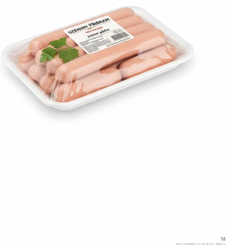 Uzeniny Příbram Jemné párky