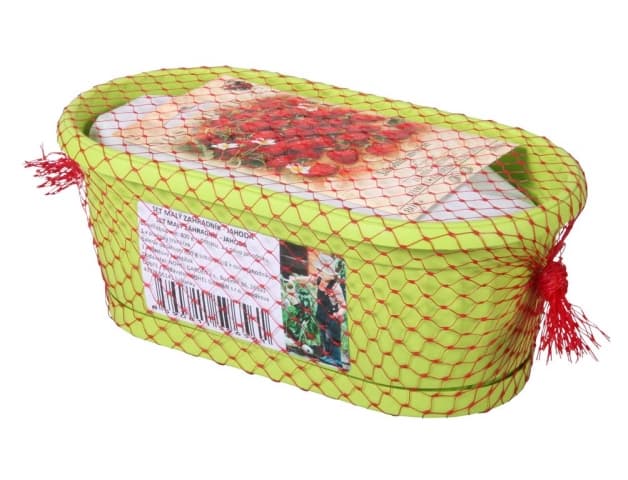 Truhlík Malý Zahradník – jahoda + substrát a osivo, Ø 22 cm