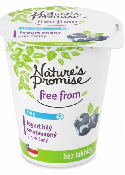 Nature's Promise Free From Jogurt bílý smetanový