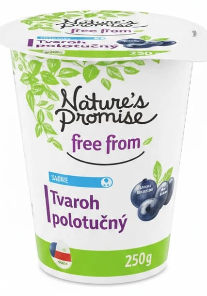 Nature's Promise Free From Tvaroh polotučný