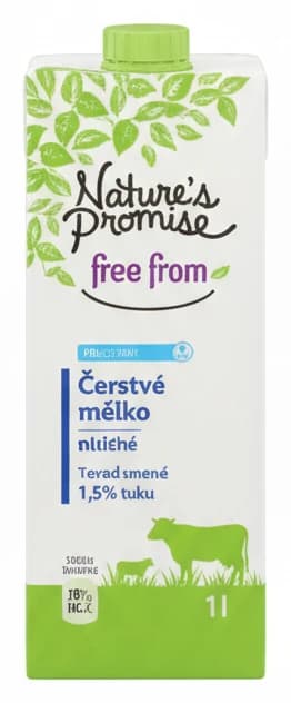Nature's Promise Free From Čerstvé mléko 1,5%