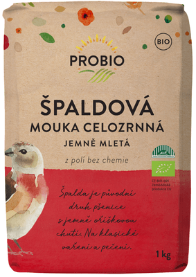 Probio Mouka špaldová celozrnná jemně mletá