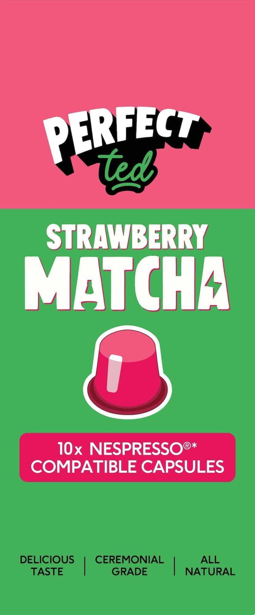 PerfectTed Matcha Pods Jahoda