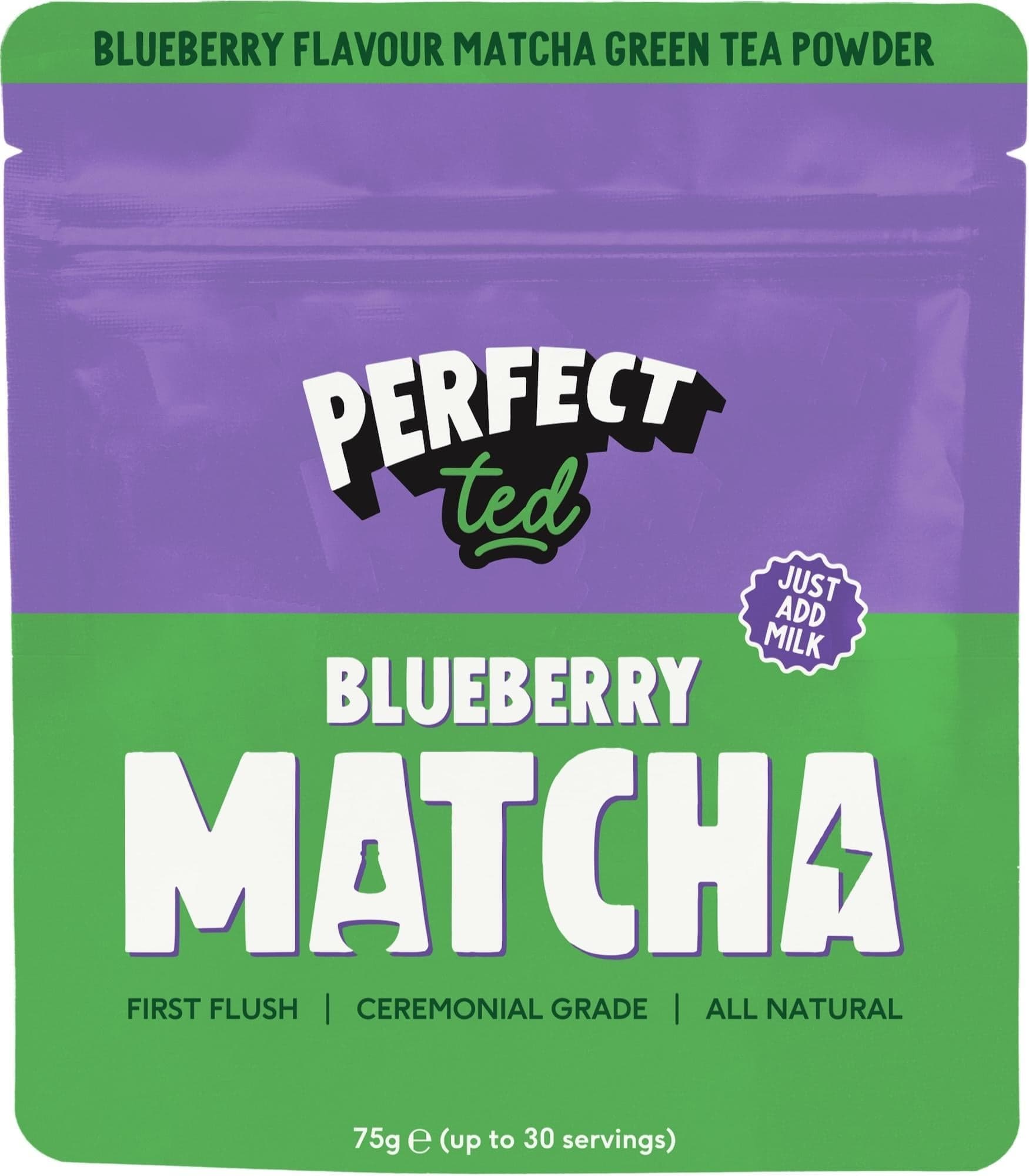 PerfectTed Ceremonial Matcha Borůvka