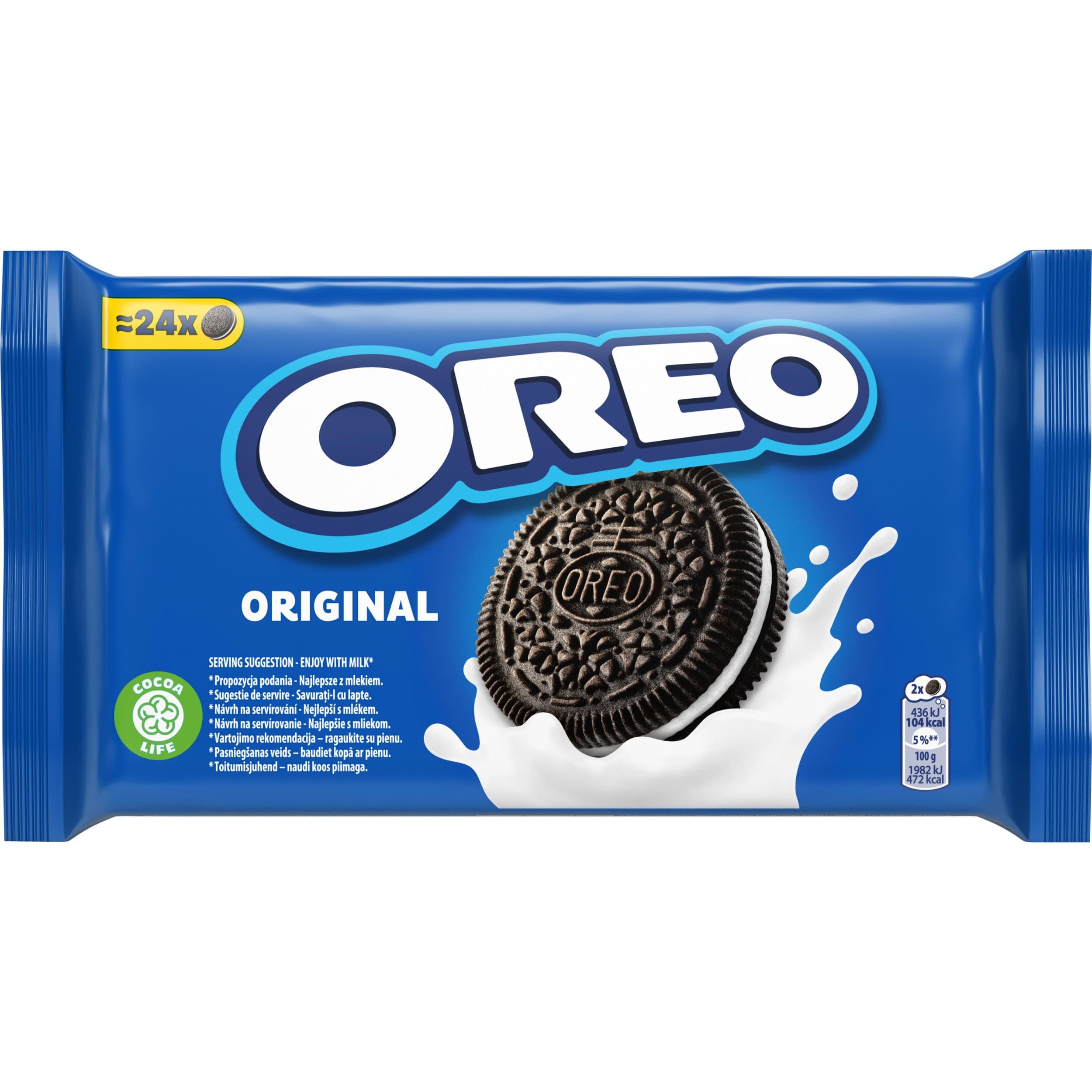 Oreo Sušenky s vanilkovou náplní 264g