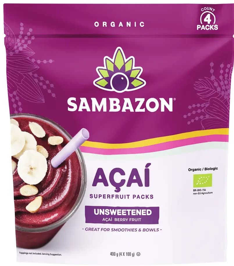 Sambazon BIO Acai Pure neslazená dřeň na smoothie