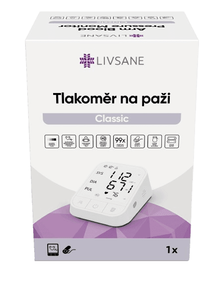 LIVSANE Tlakoměr na paži Classic 1ks