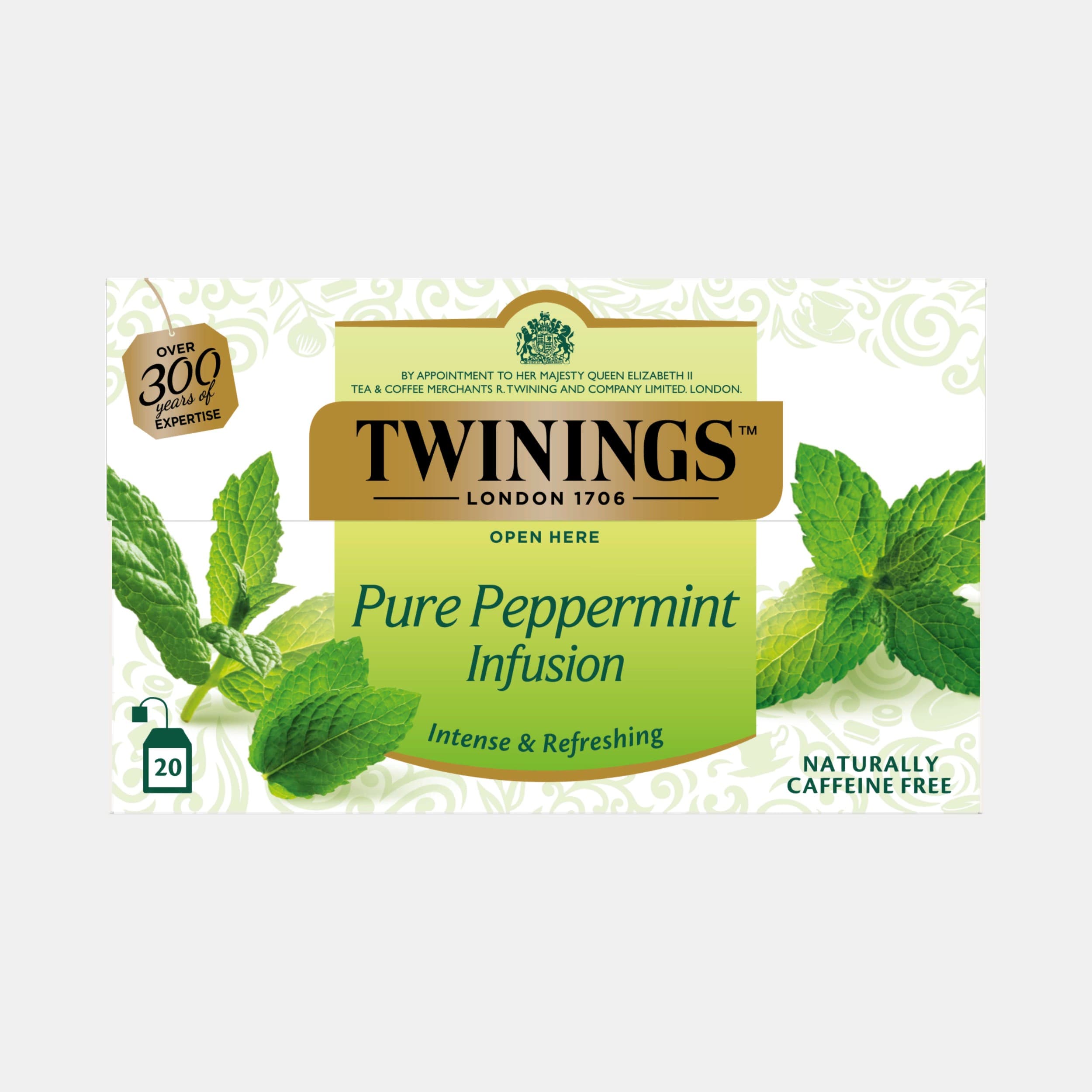 Twinings Pure Peppermint bylinný čaj 20x2g