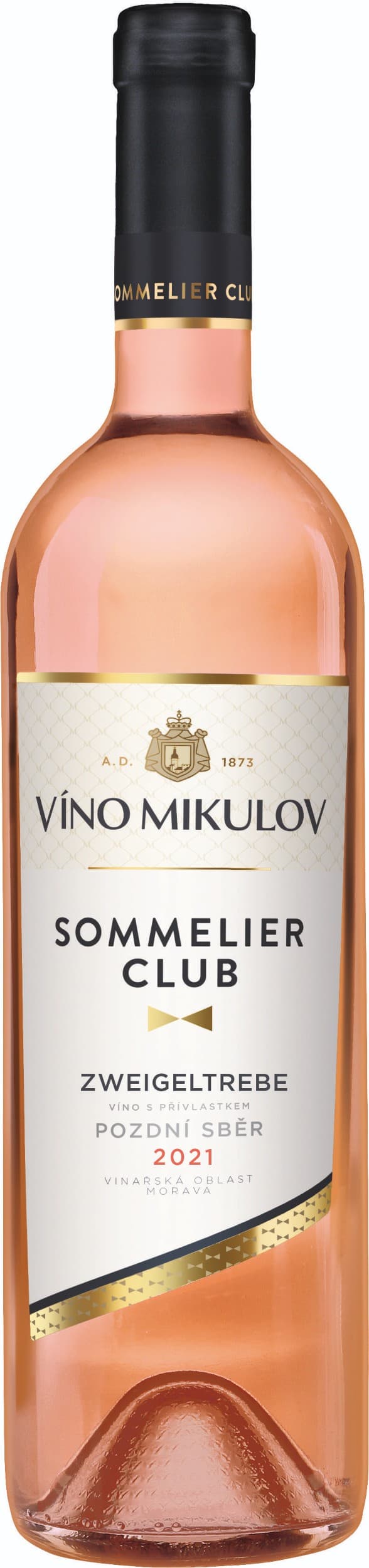 Víno Mikulov Zweigeltrebe rosé pozdní sběr 0,75l suché