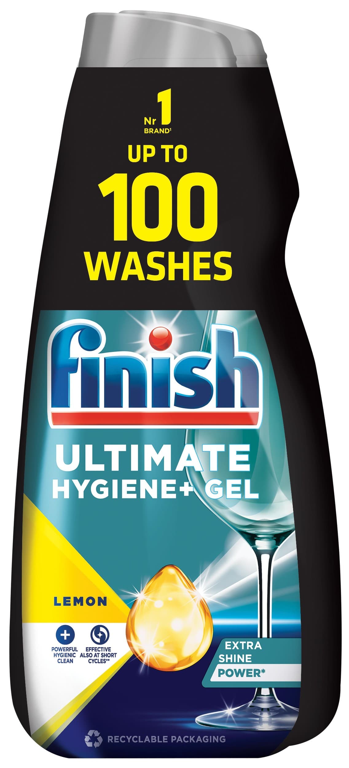 Finish Gel do myčky Ultimate Hygiene+ Lemon 200 dávek