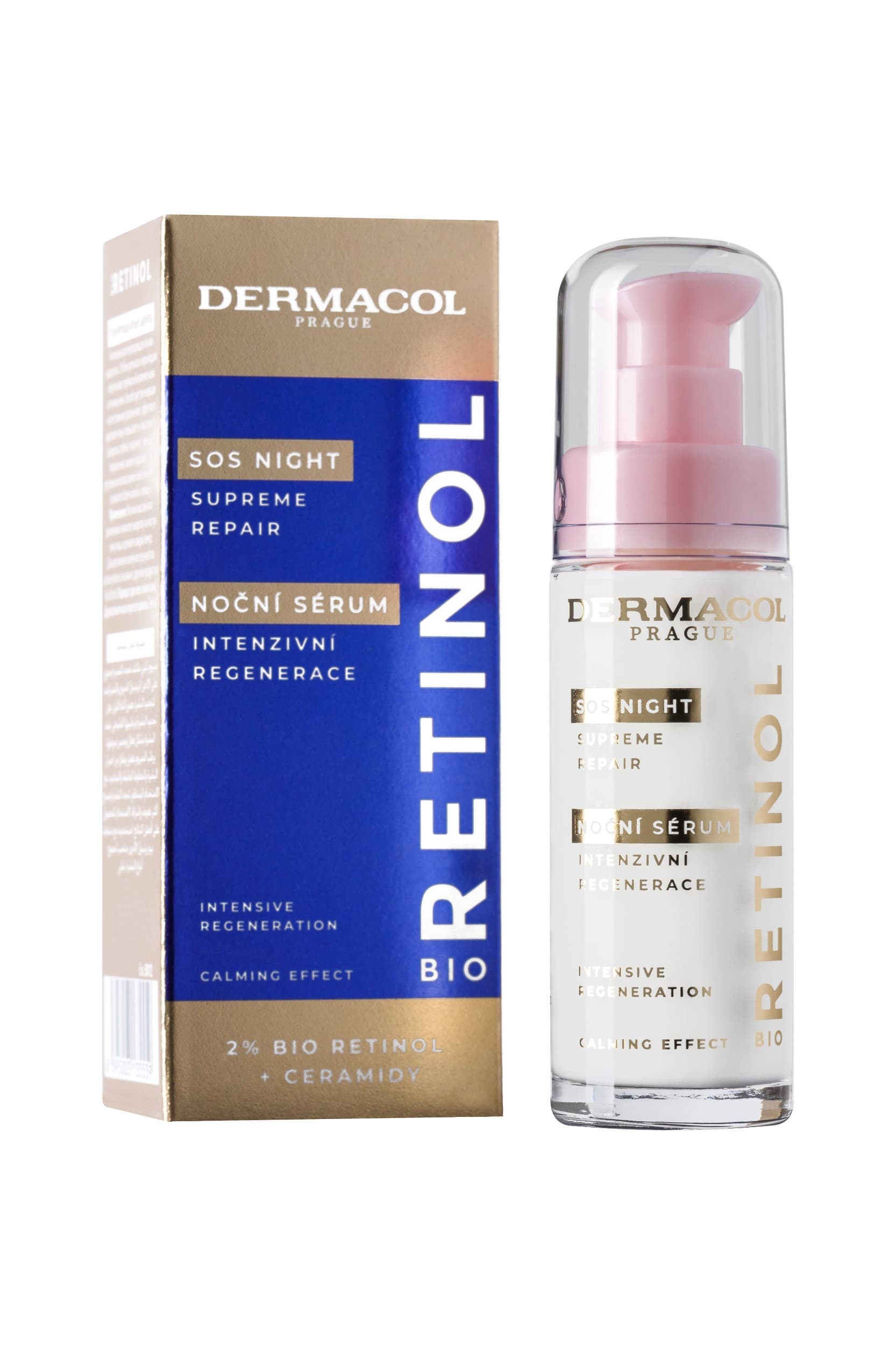 Dermacol Bio Retinol regenerační noční sérum 30 ml