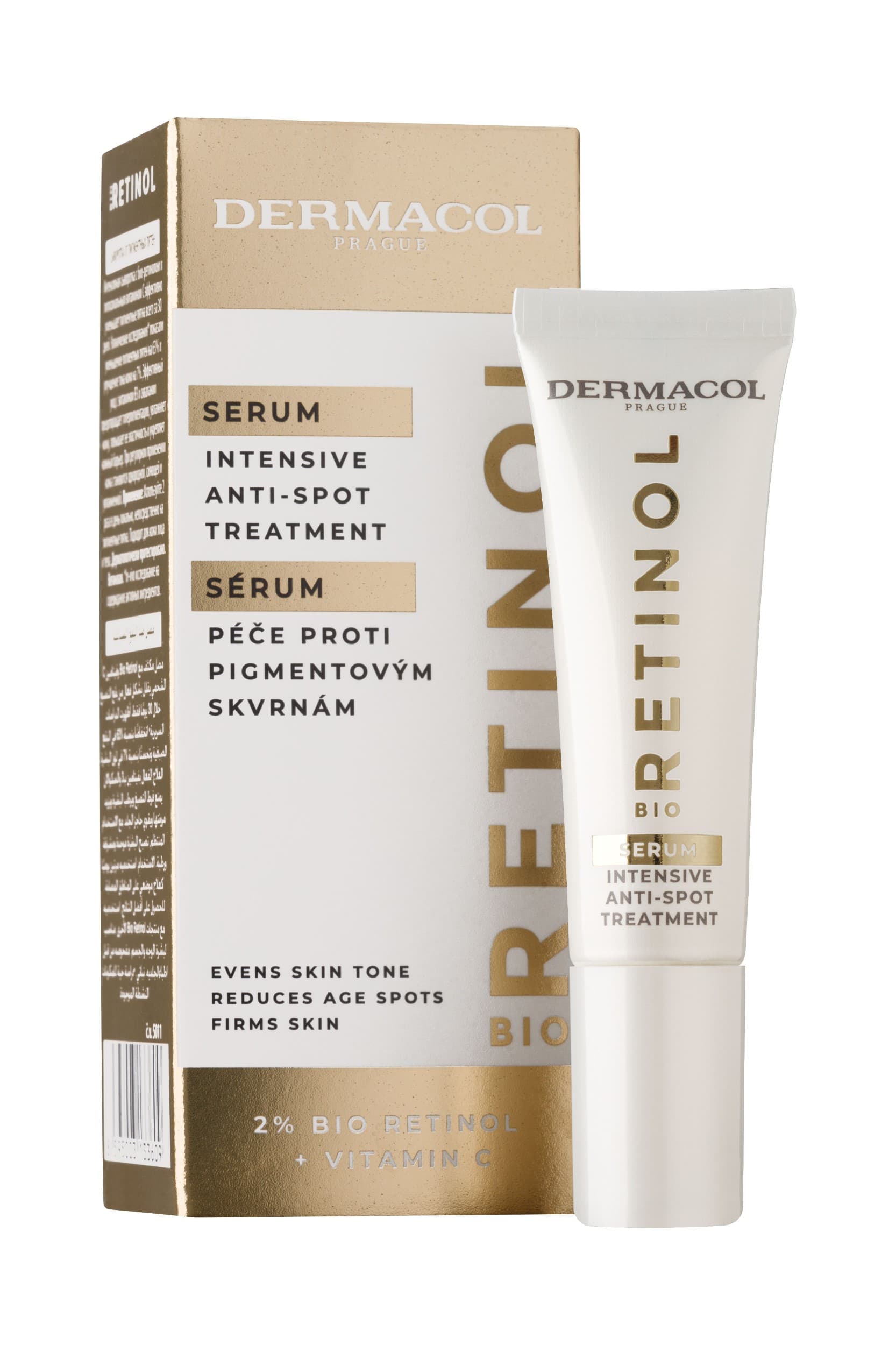 Dermacol Bio Retinol sérum na pigmentové skvrny 12 ml