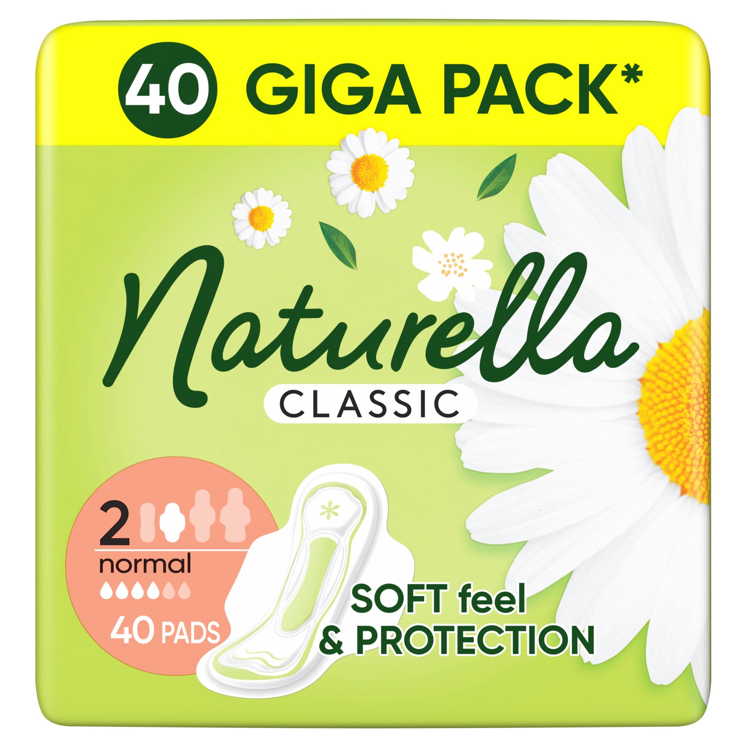 Naturella Classic Vložky Normální křídlo 40 ks