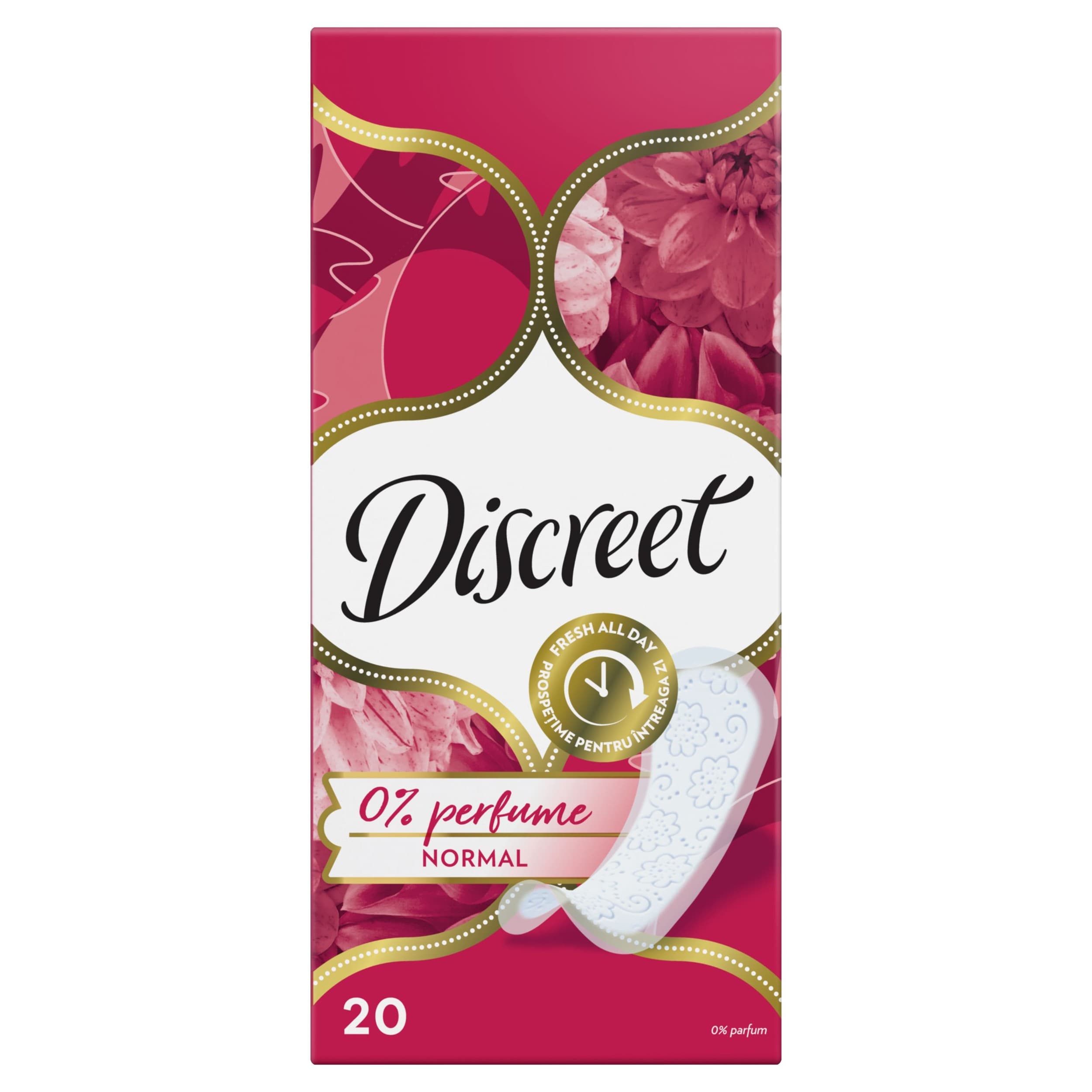 Discreet prodyšné neparfémované vložky 20 ks