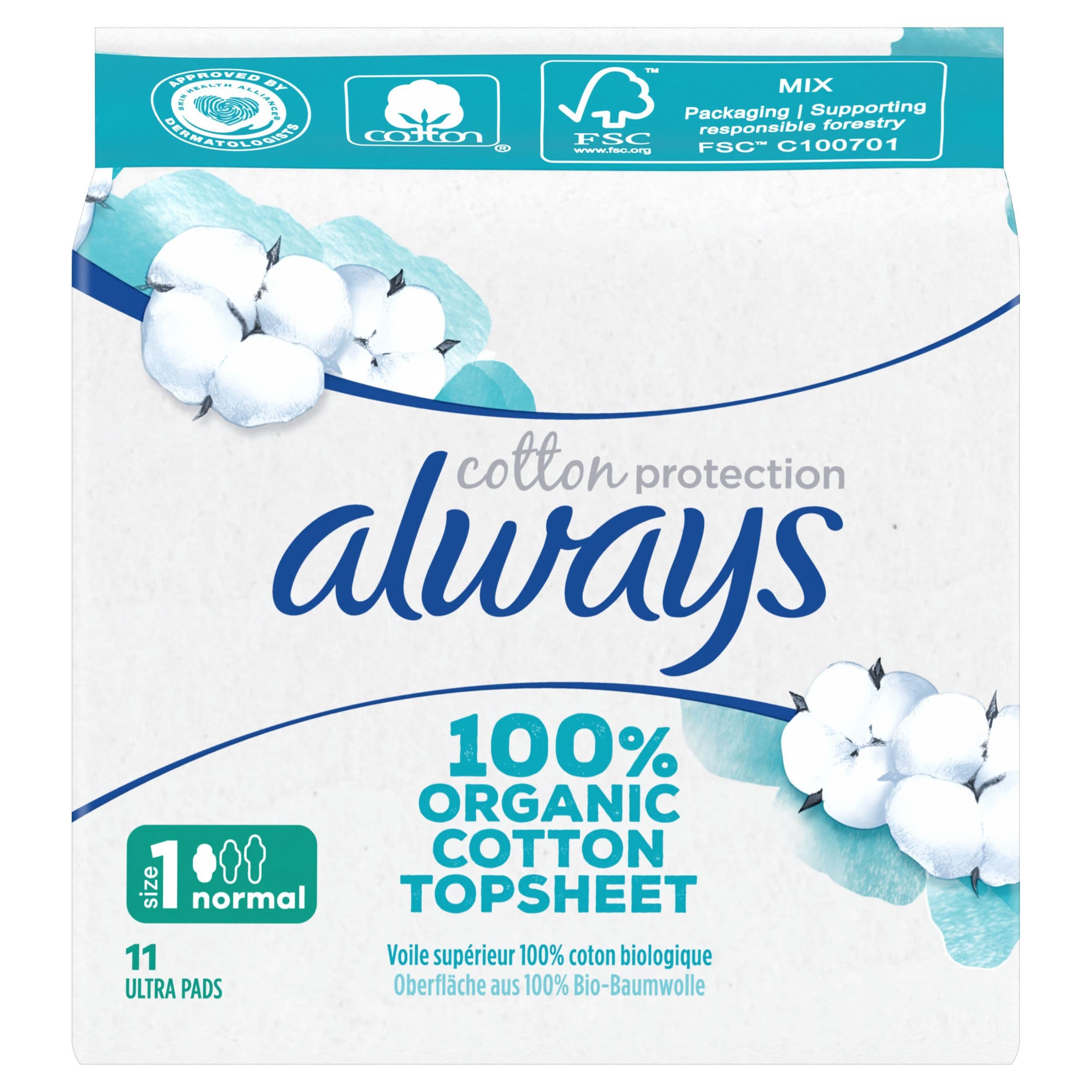 Always Cotton Vložky Normál 11 ks