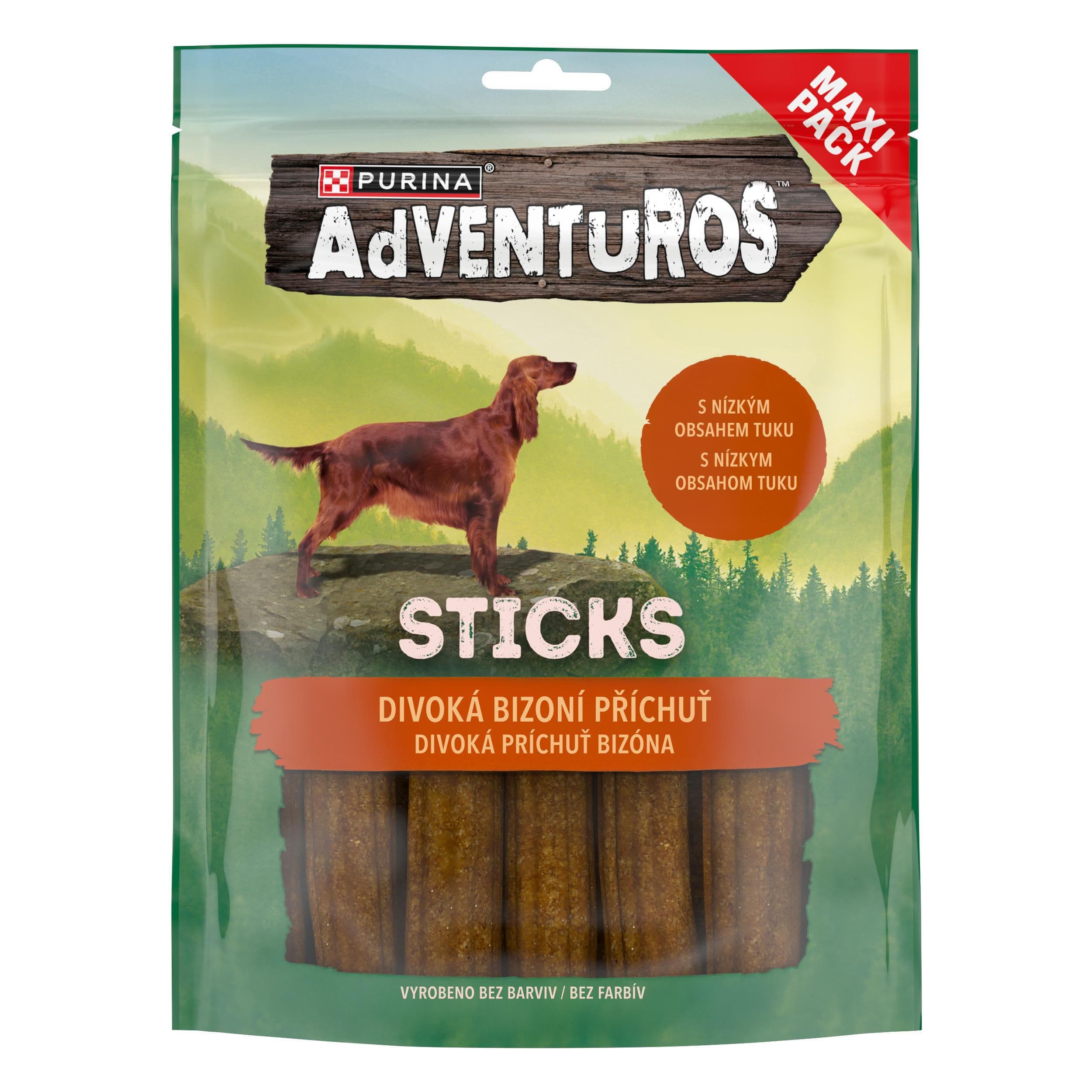 ADVENTUROS Sticks s divokou bizoní příchutí 305g