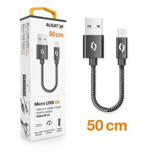 Aligator Premium jsou špičkové USB kabely v nejvyšší kvalitě s možností rychlého nabíjení 2A