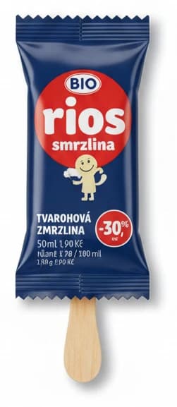 Tvarohová zmrzlina Rios