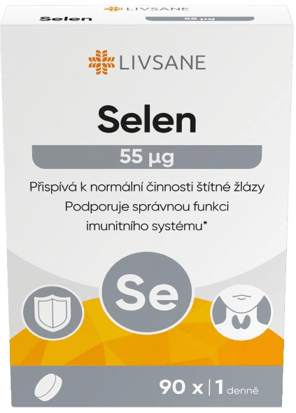 LIVSANE Selen 55mcg tbl.90