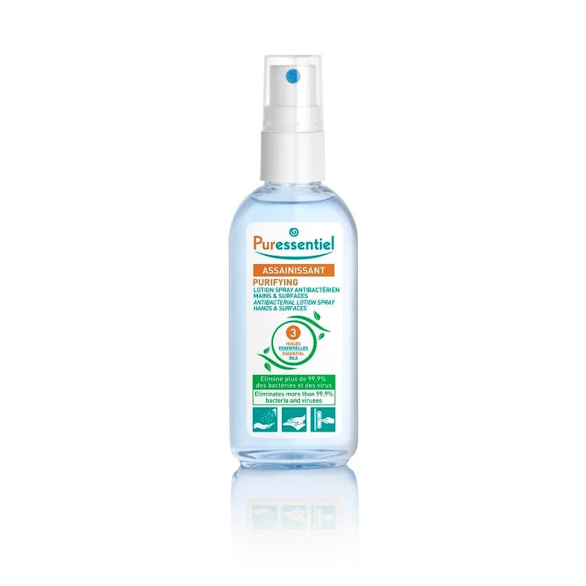 PURESSENTIEL Čisticí antibakt.roztok sprej 80ml