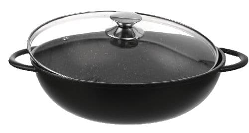 Pánev Wok Grande + skleněná poklice