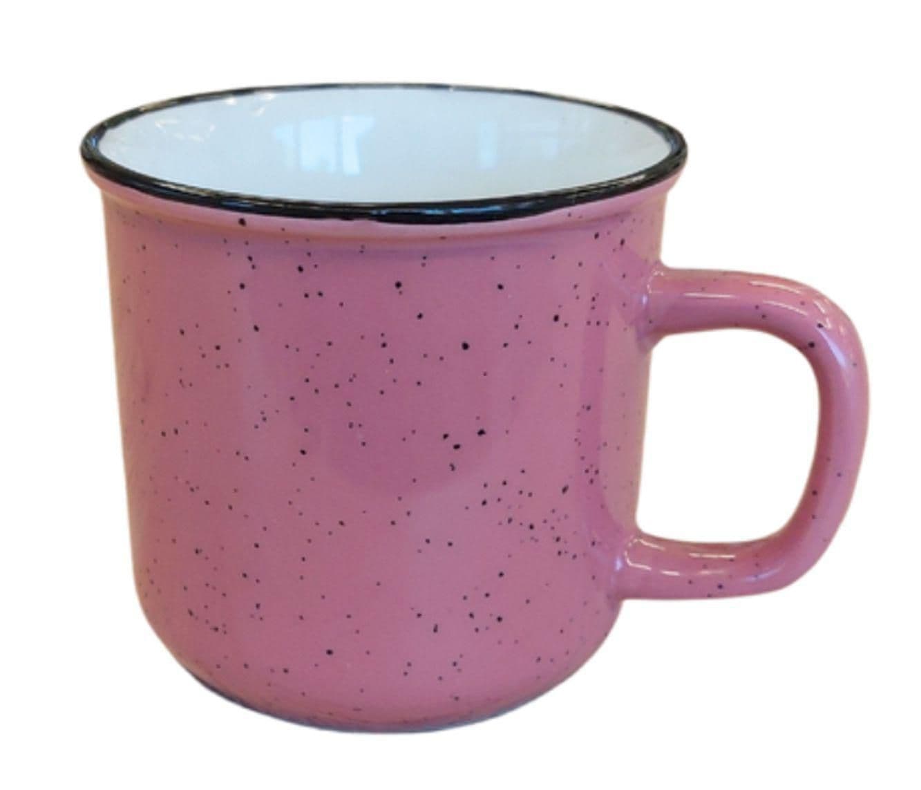 Hrnek keramický růžový 450ml
