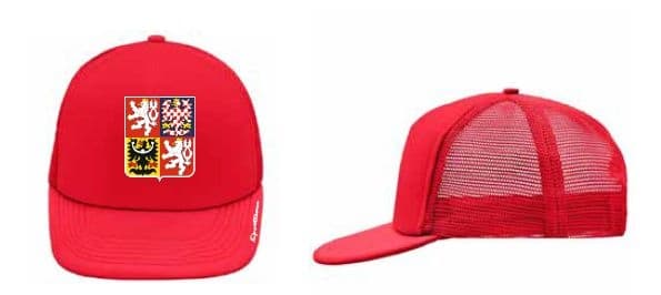 Baseballová kšiltovka SPORTTEAM® ČR 1 červená