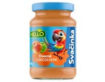 HELLO Svačinka broskev 10 x 190 g sklo