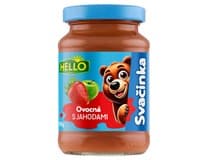 HELLO Svačinka jahoda 10 x 190 g sklo