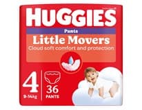 HUGGIES Little Movers Pants vel. 4 pleny 36 ks