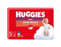 HUGGIES Little Movers Pants vel. 5 pleny 34 ks